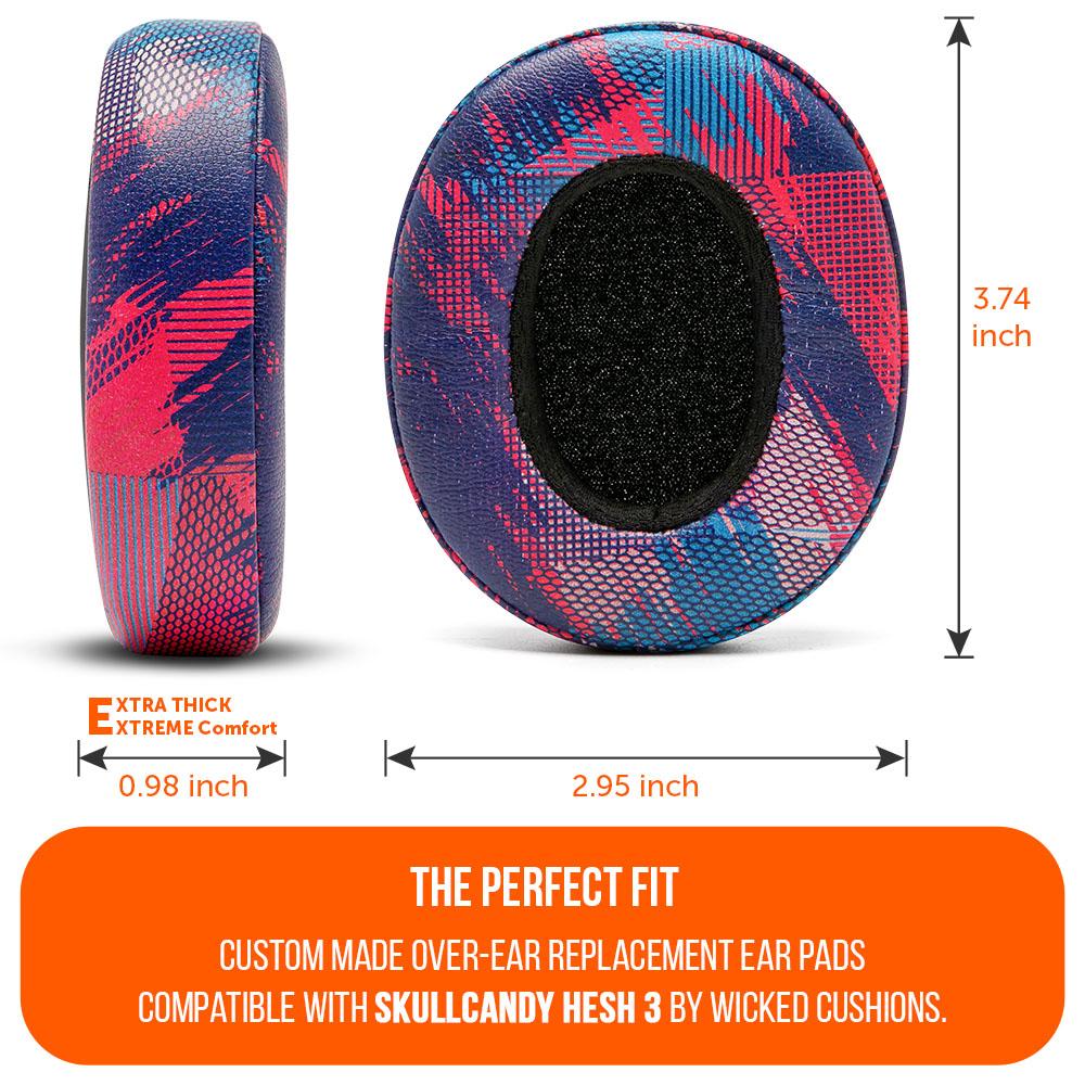 Wicked Cushions Skullcandy Hesh 3, Evo, and Crusher Replacement Earpads