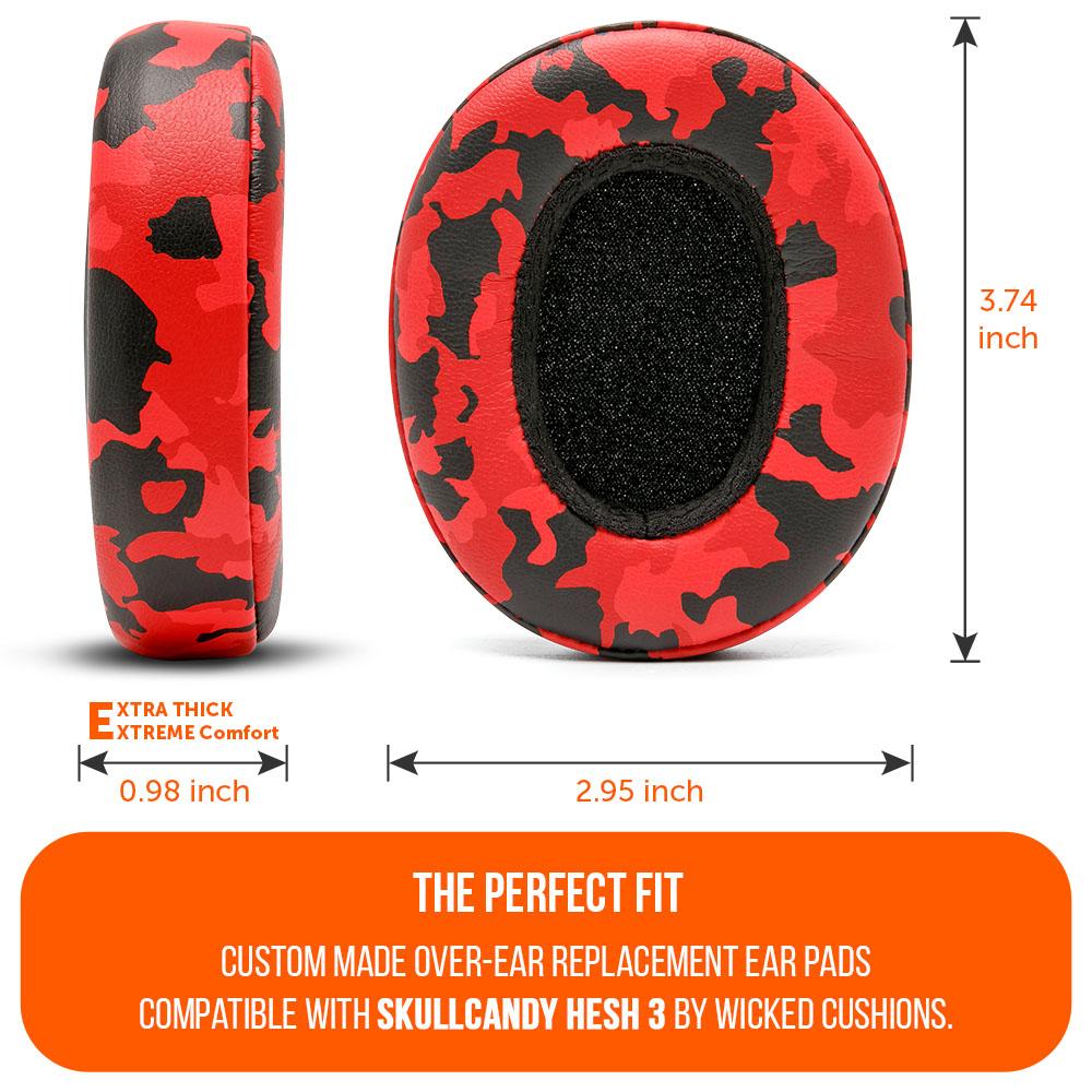 Wicked Cushions Skullcandy Hesh 3, Evo, and Crusher Replacement Earpads