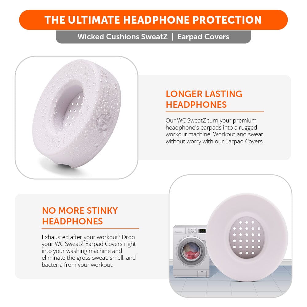 Wicked Cushions Small WC SweatZ Protective Headphone Earpad Covers