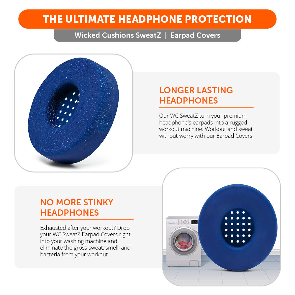 Wicked Cushions Small WC SweatZ Protective Headphone Earpad Covers