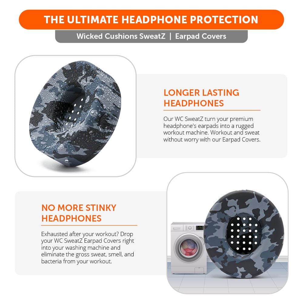Wicked Cushions Small WC SweatZ Protective Headphone Earpad Covers