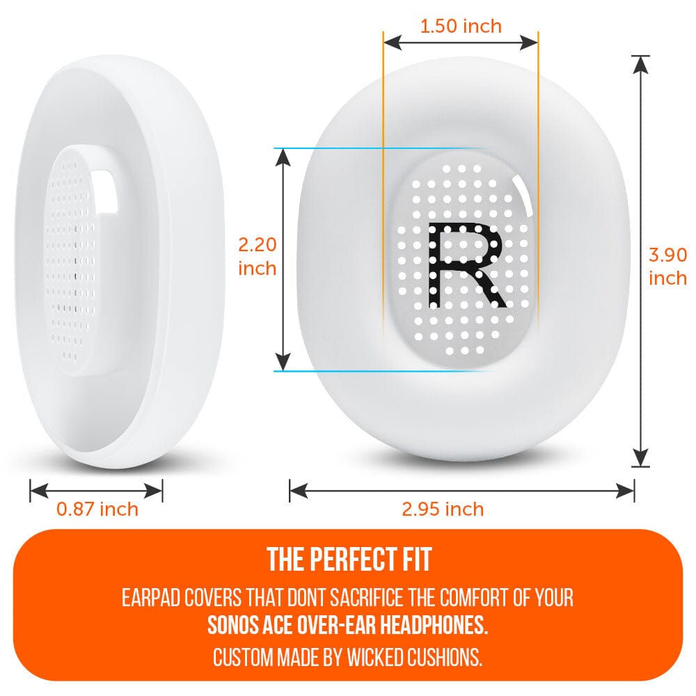 Wicked Cushions Sonos Ace Earpad Sweat Covers - WC SweatZ Ace