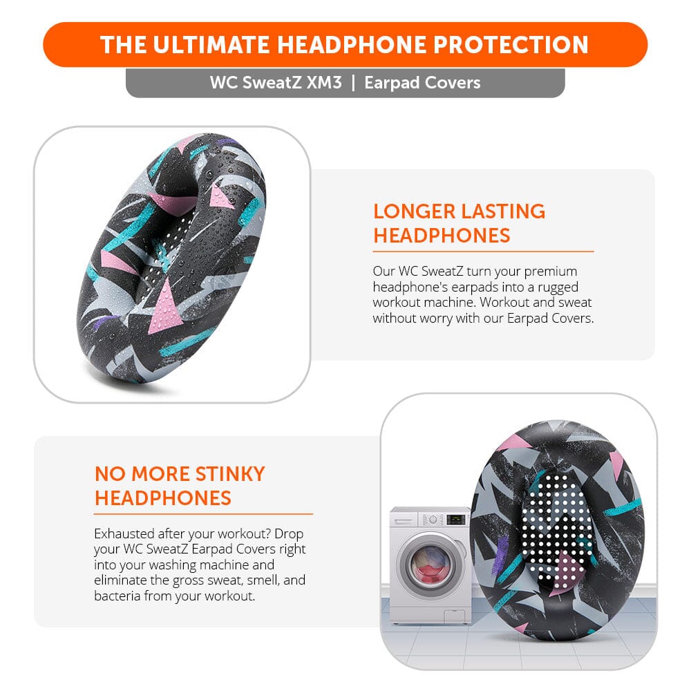 Wicked Cushions Sony WH-1000XM3 Earpad Sweat Covers - WC SweatZ