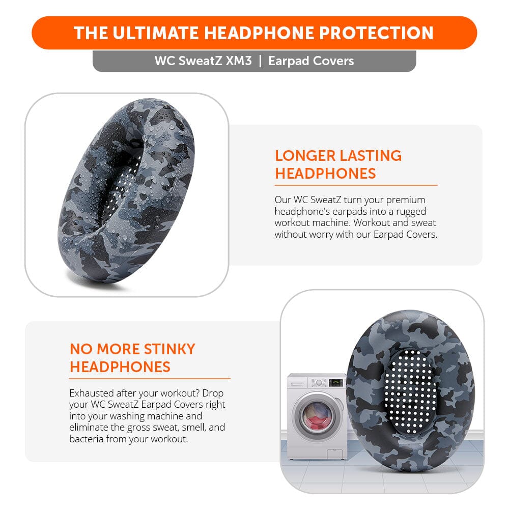 Wicked Cushions Sony WH-1000XM3 Earpad Sweat Covers - WC SweatZ