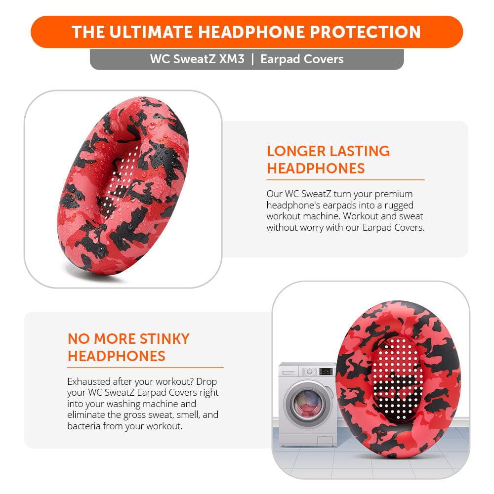 Wicked Cushions Sony WH-1000XM3 Earpad Sweat Covers - WC SweatZ