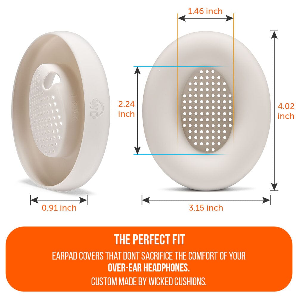 Wicked Cushions Sony WH-1000XM4 Earpad Sweat Covers - WC SweatZ