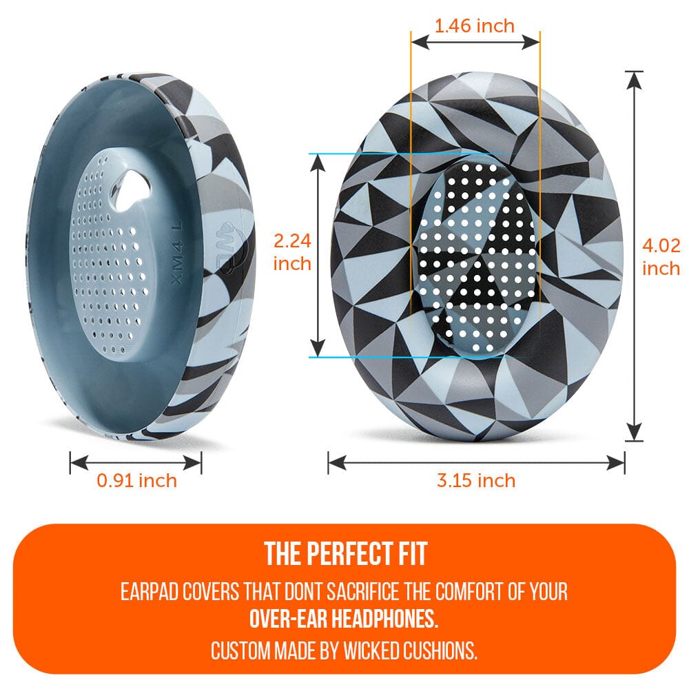 Wicked Cushions Sony WH-1000XM4 Earpad Sweat Covers - WC SweatZ