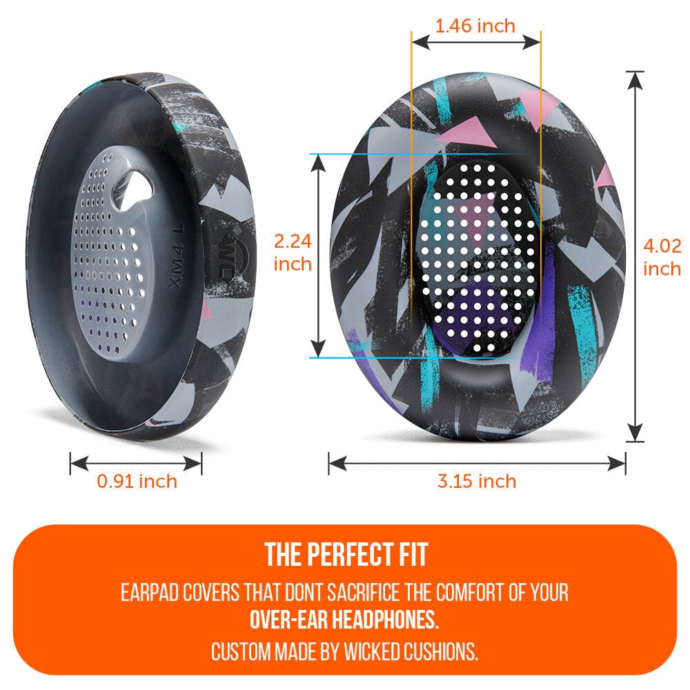 Wicked Cushions Sony WH-1000XM4 Earpad Sweat Covers - WC SweatZ