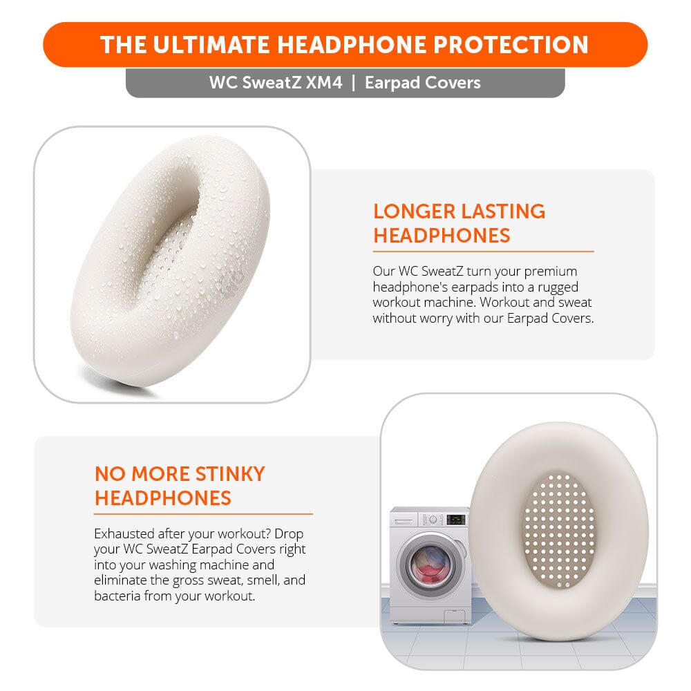 Wicked Cushions Sony WH-1000XM4 Earpad Sweat Covers - WC SweatZ
