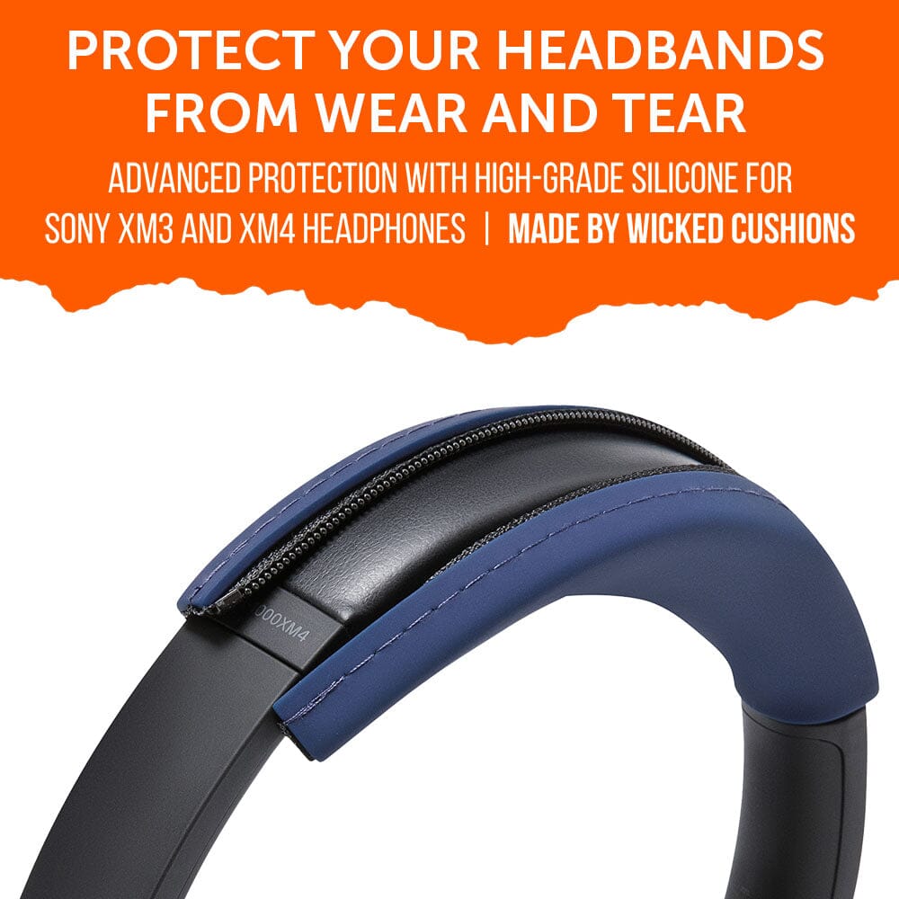 Wicked Cushions Sony XM3 & XM4 Silicone Headband Cover - WC BandZ XM3 & XM4