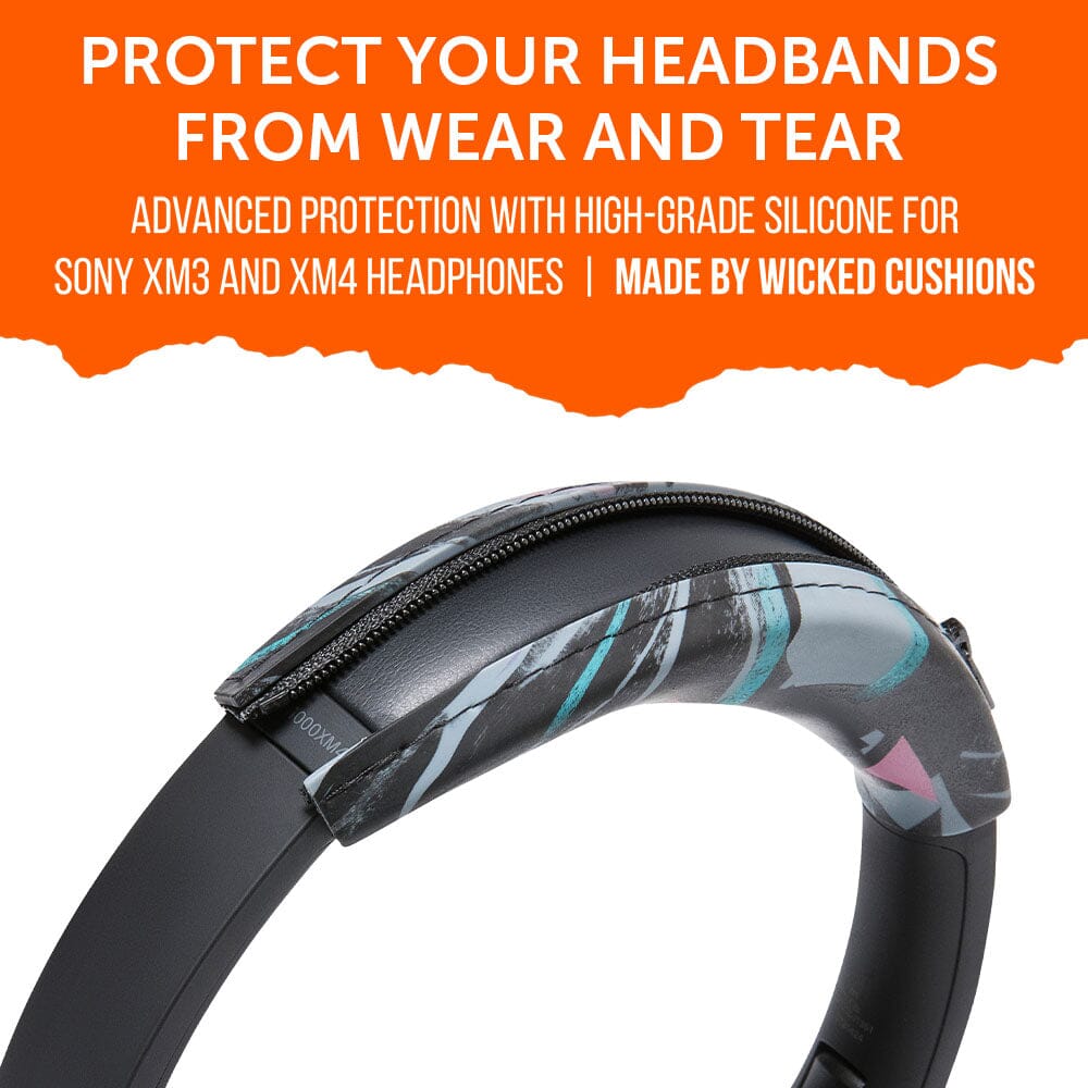 Wicked Cushions Sony XM3 & XM4 Silicone Headband Cover - WC BandZ XM3 & XM4