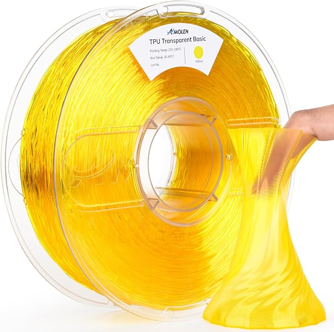 Amolen TPU Transparent 1.75mm, 1KG/2.2LB