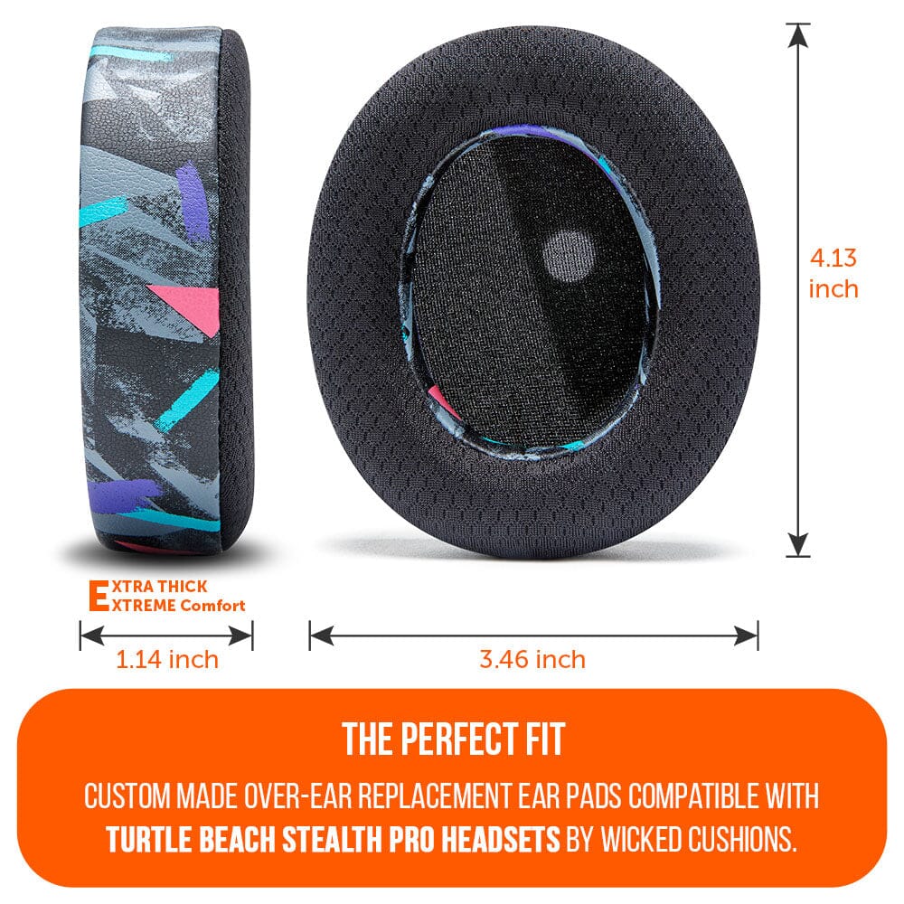 Wicked Cushions Turtle Beach Stealth Pro Earpads - WC FreeZe Cooling Gel