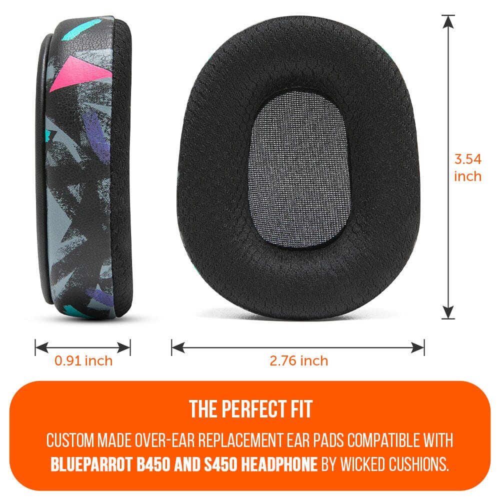 Wicked Cushions BlueParrot B450 Earpads - WC PadZ B450
