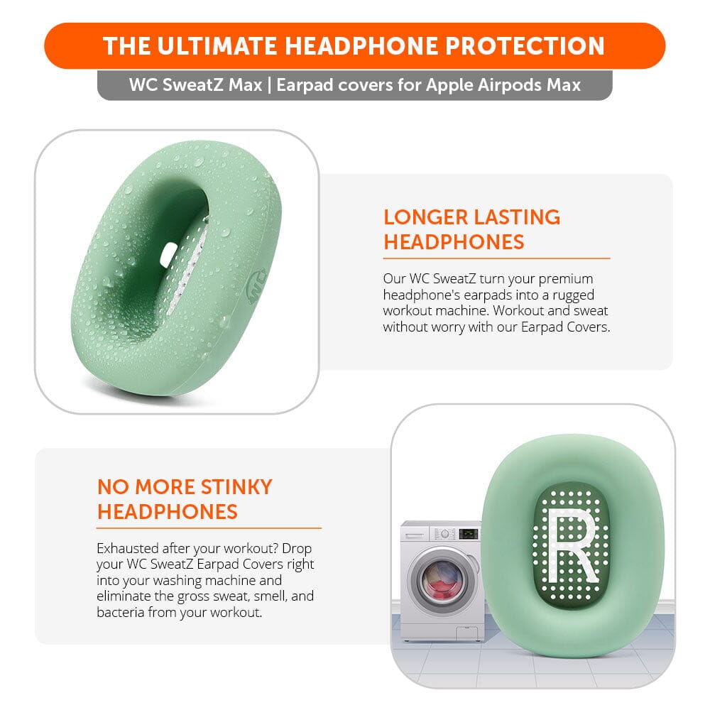 Wicked Cushions Apple Airpods Max 1 Earpad Sweat Covers - WC SweatZ Max