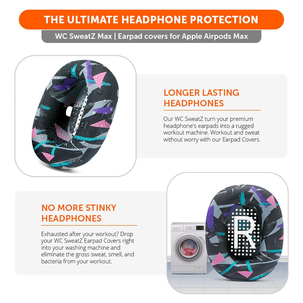Wicked Cushions Apple Airpods Max 1 Earpad Sweat Covers - WC SweatZ Max