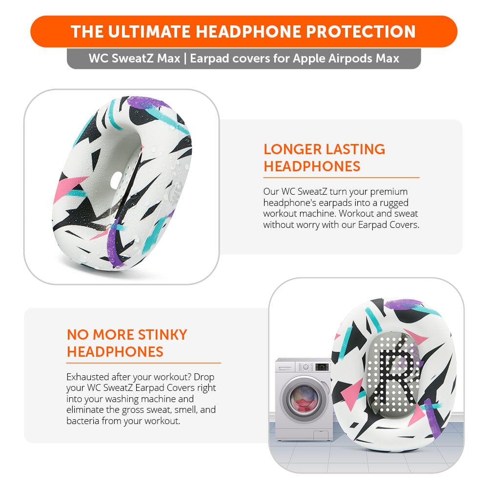Wicked Cushions Apple Airpods Max 1 Earpad Sweat Covers - WC SweatZ Max