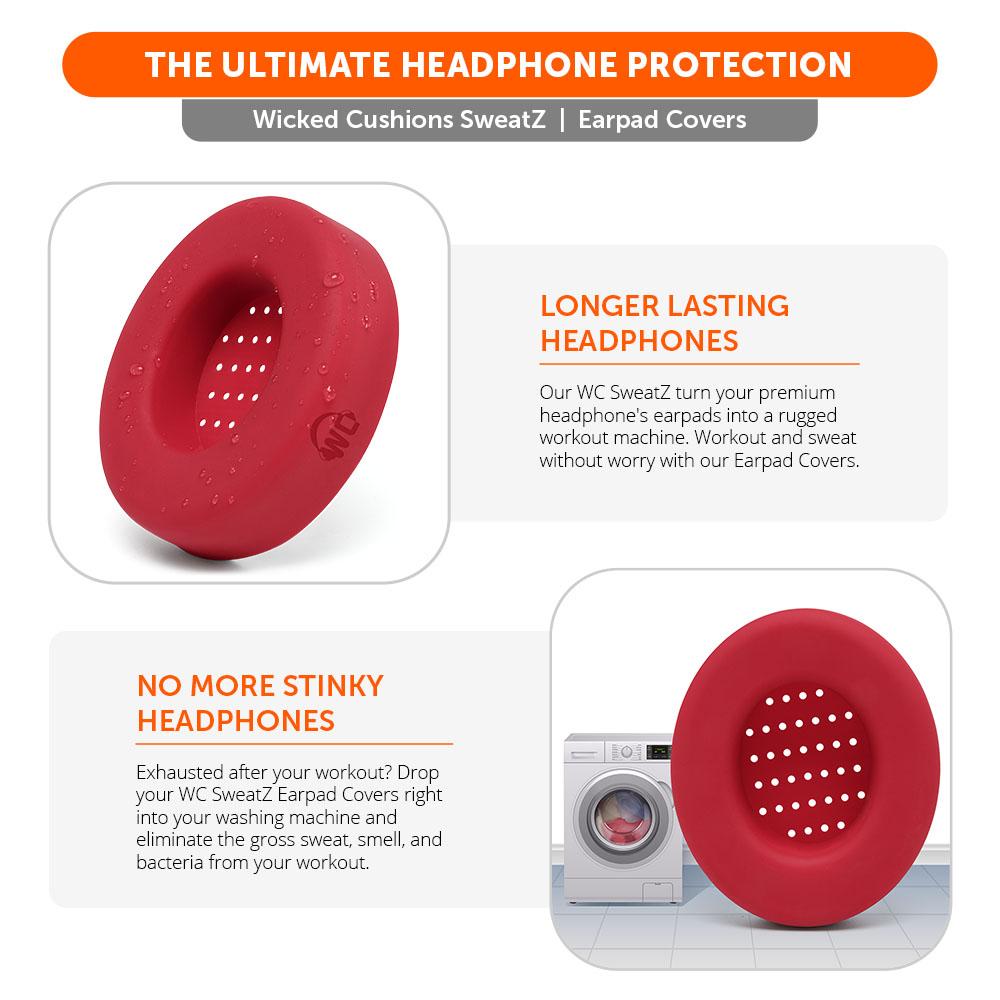 Wicked Cushions Beats Studio 2 & 3 Earpad Sweat Covers - WC SweatZ Studio