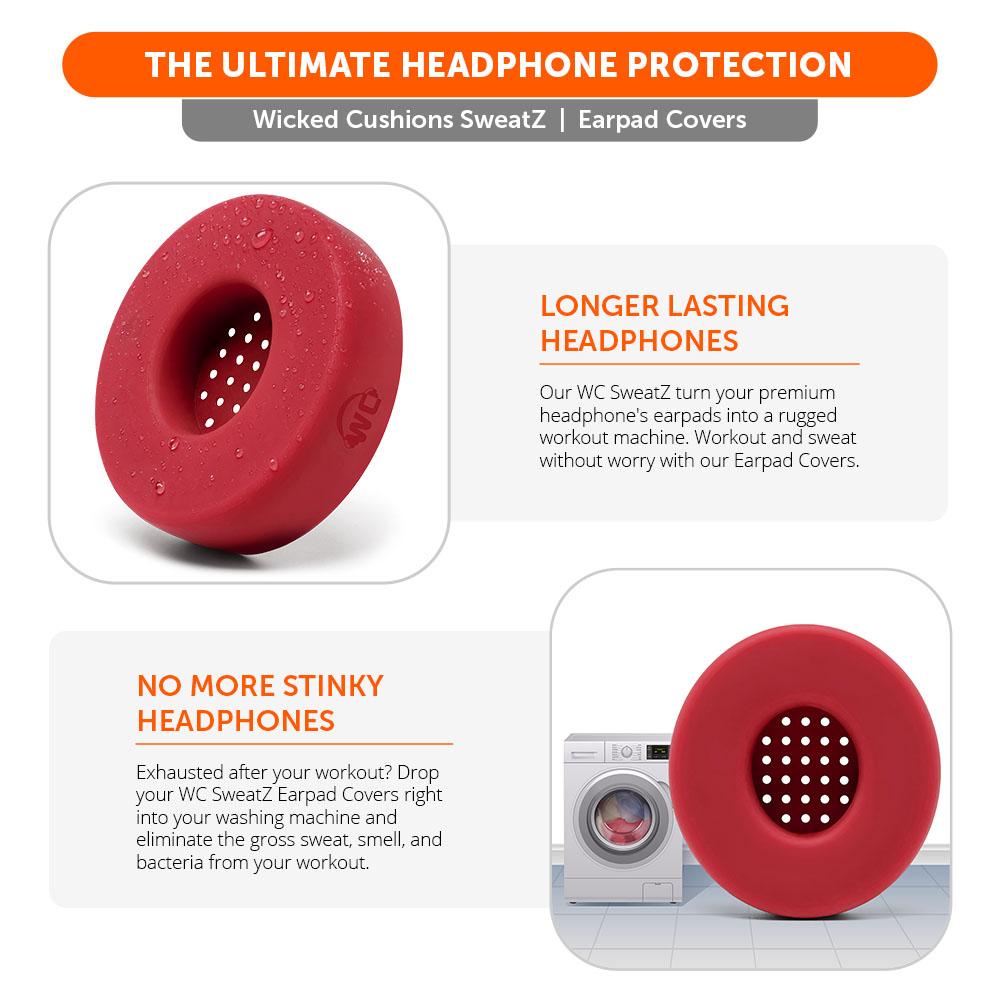 Wicked Cushions Small WC SweatZ Protective Headphone Earpad Covers