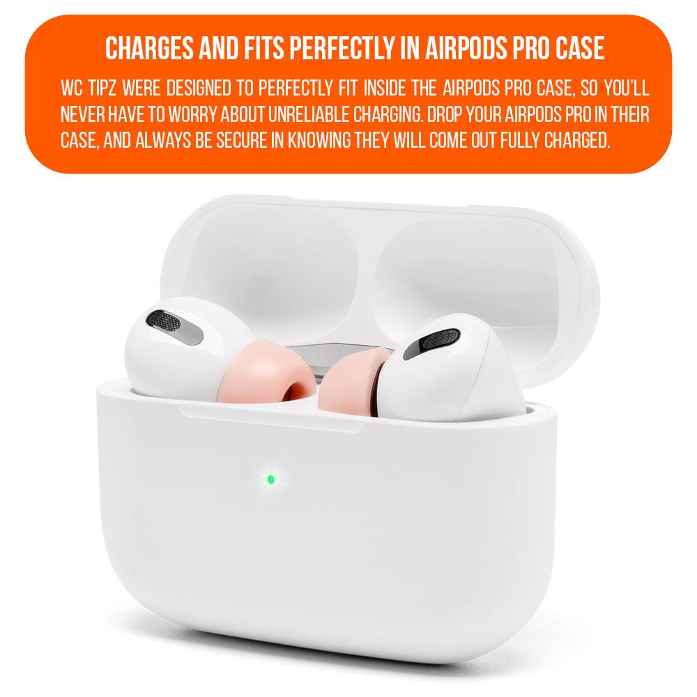 Wicked Cushions WC TipZ - Memory Foam Ear Tips for Airpods Pro & Airpods Pro 2