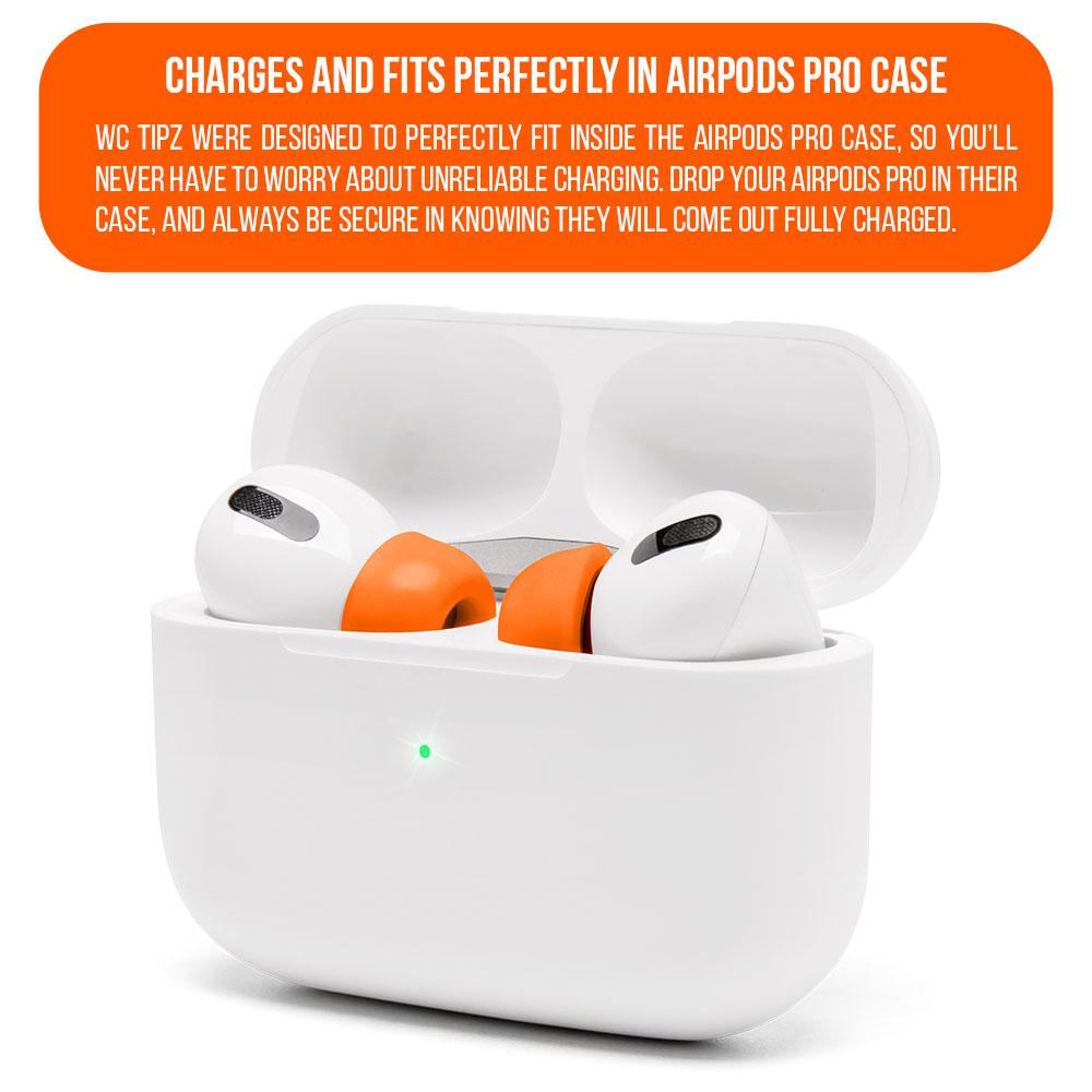 Wicked Cushions WC TipZ - Memory Foam Ear Tips for Airpods Pro & Airpods Pro 2